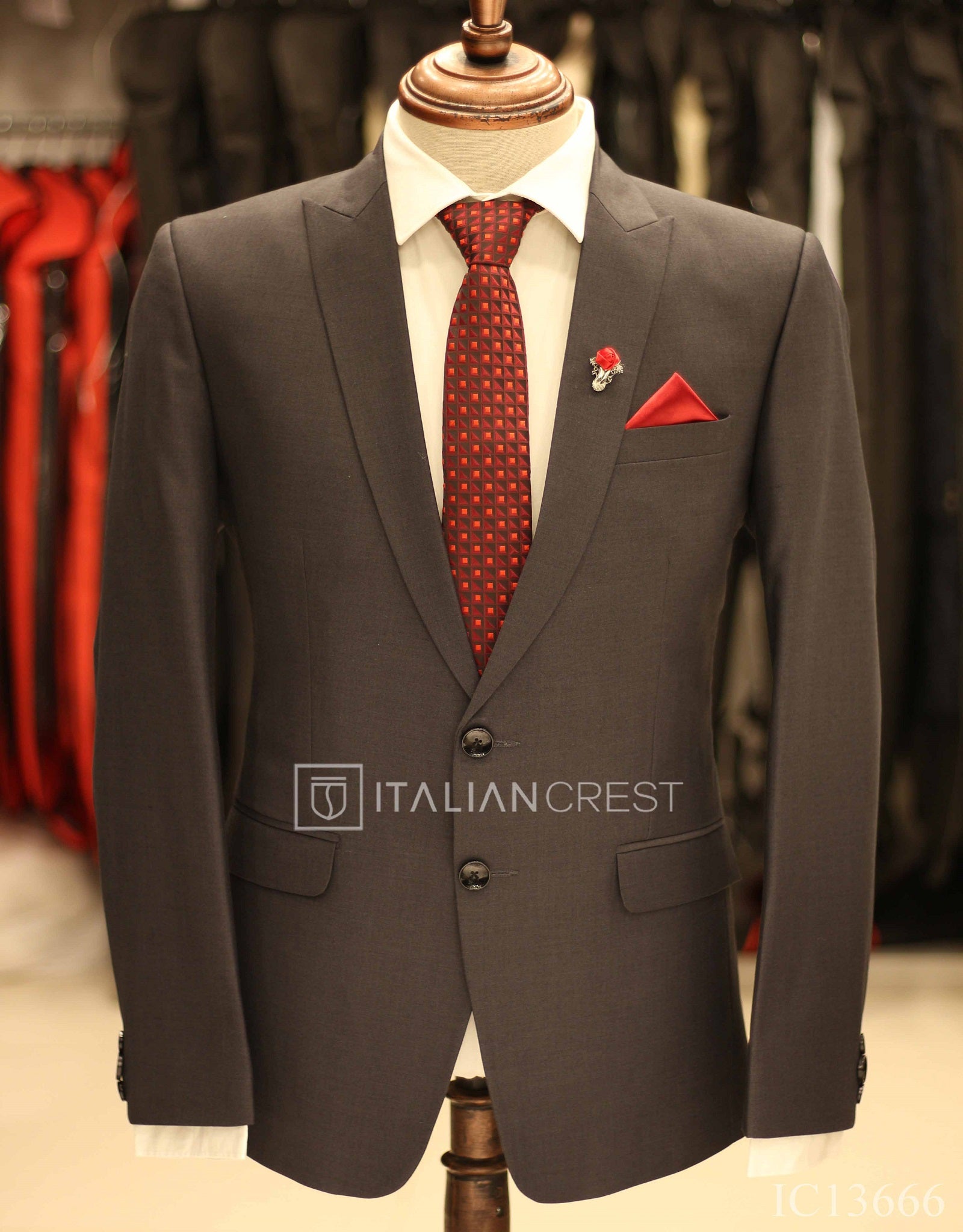 IC13666L-Peak Lapel Suits