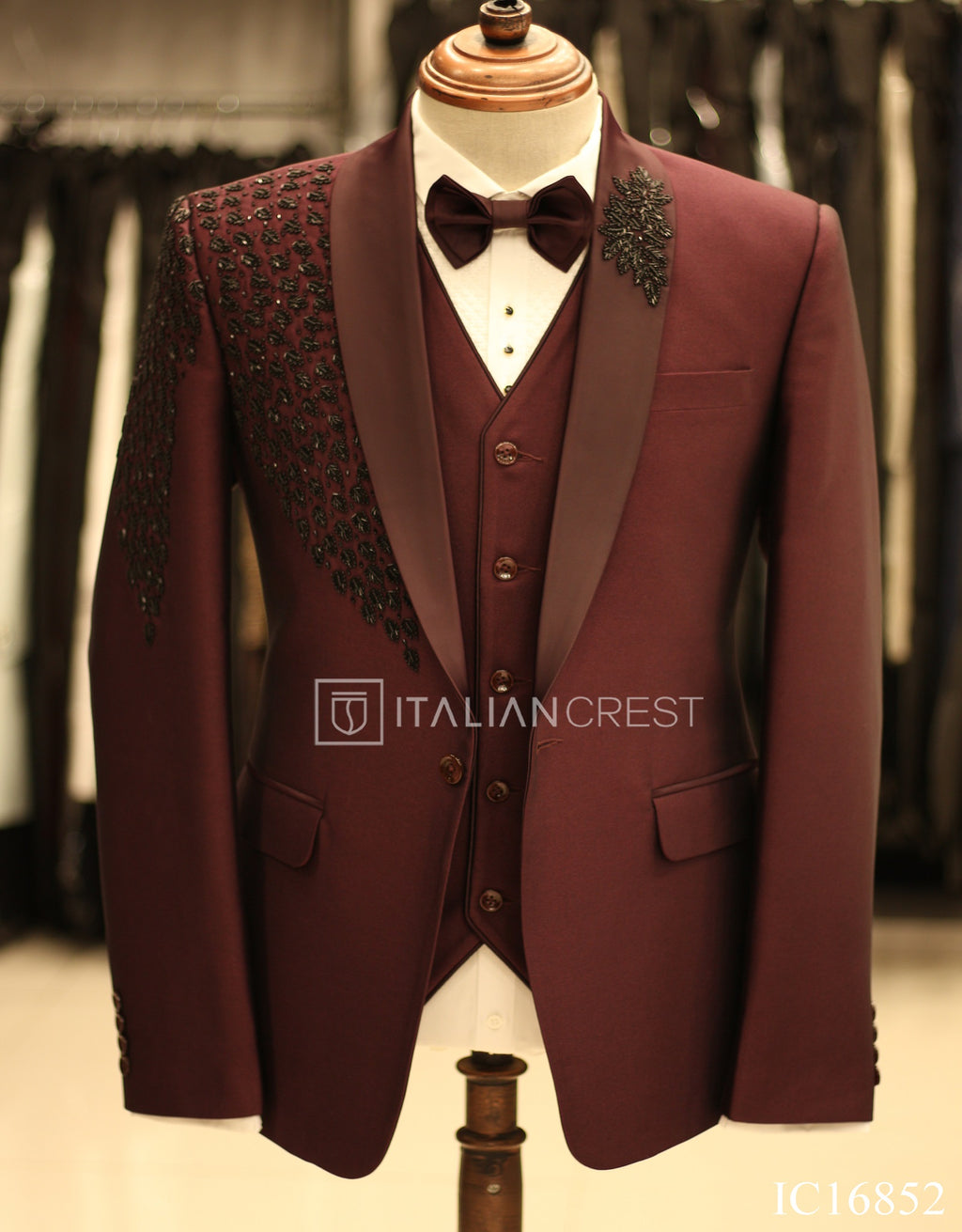 IC16852-3pc Designer Suits