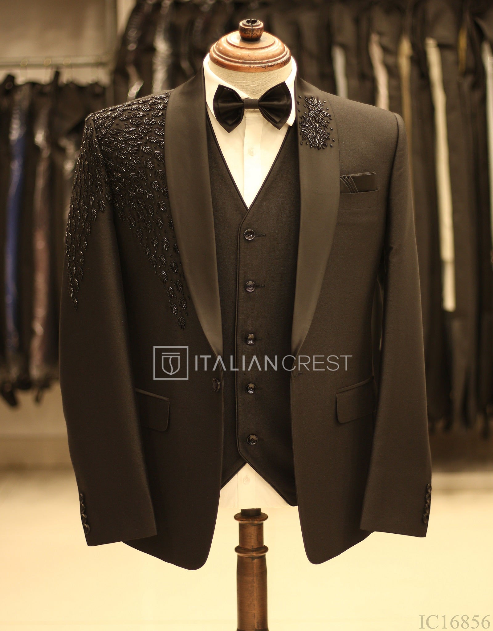 IC16856-3pc Designer Suits