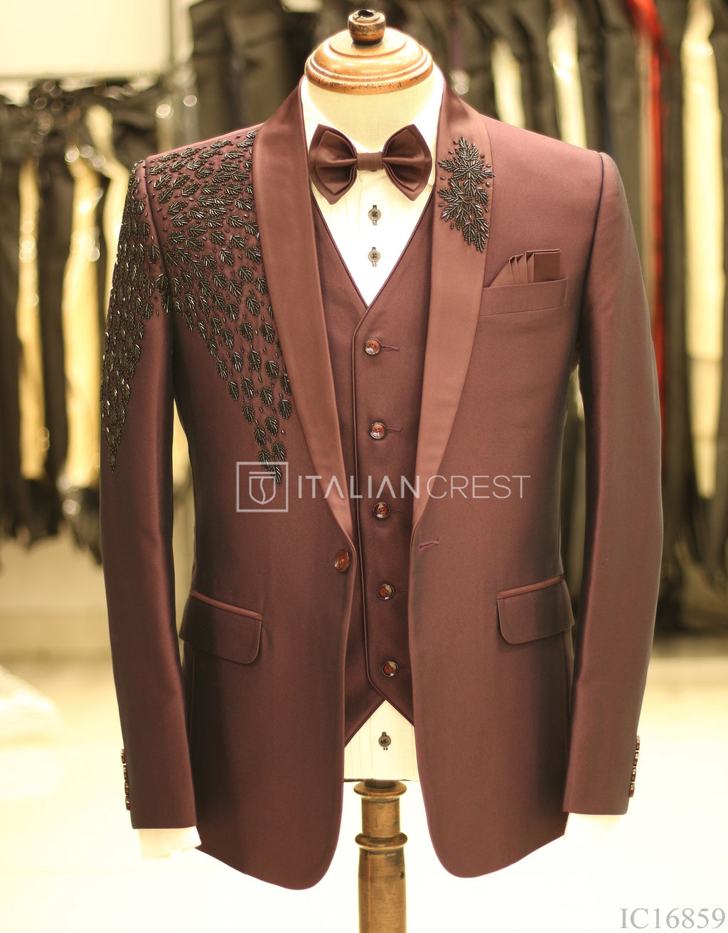 IC16859-3pc Designer Suits