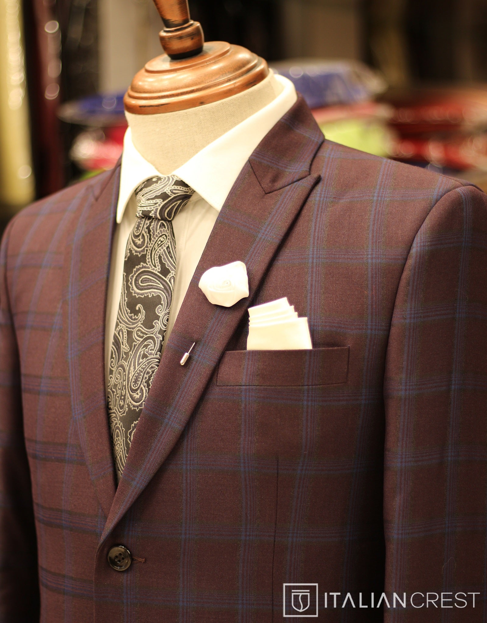 IC17523-3pc Peak Lapel Suits