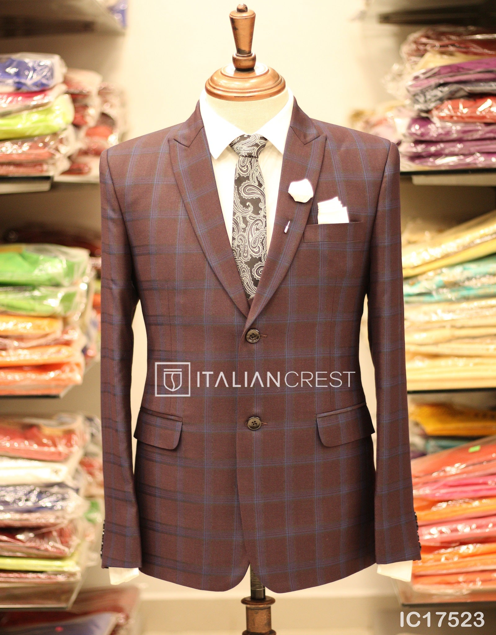 IC17523-3pc Peak Lapel Suits