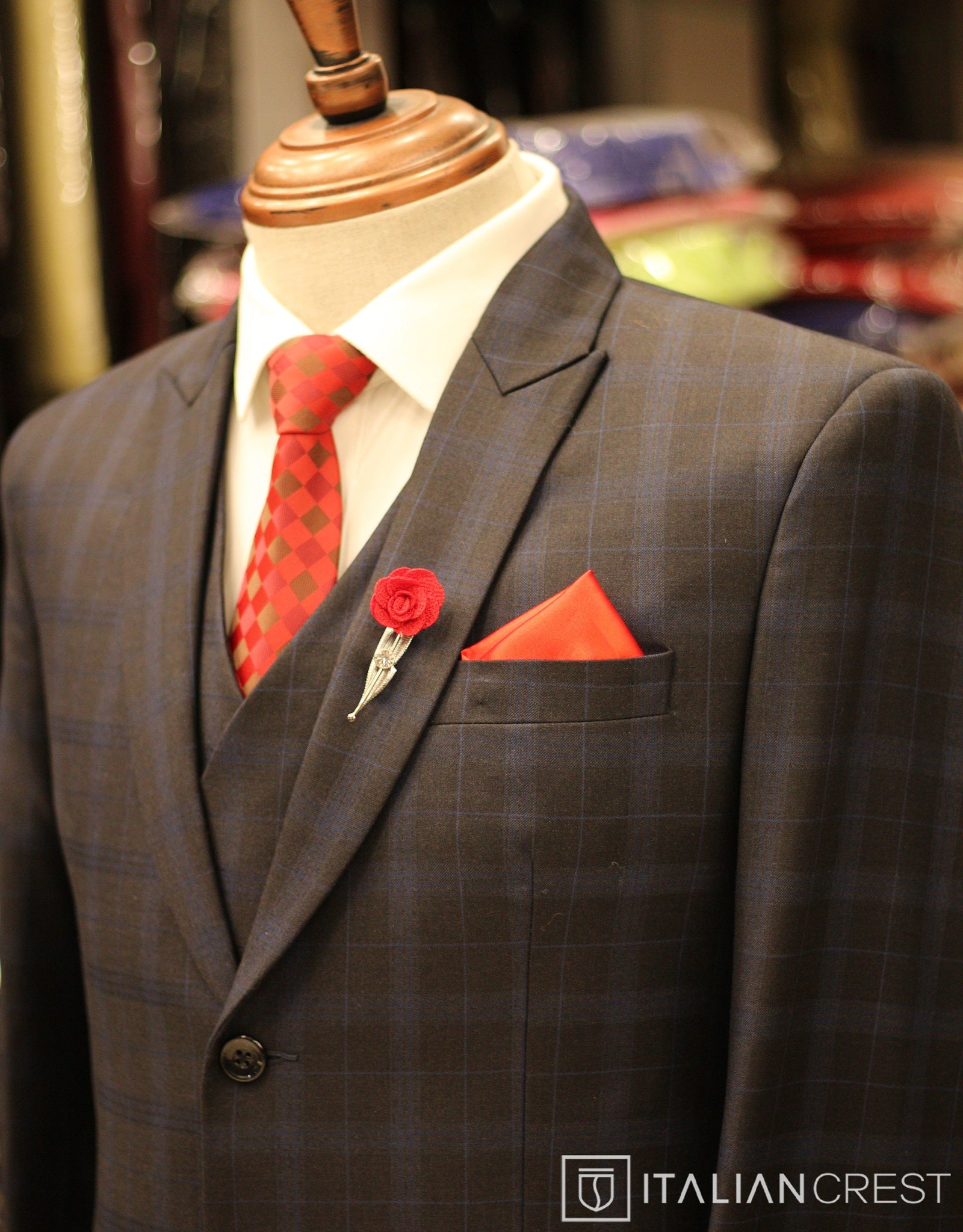 IC17527-3pc Peak Lapel Suits