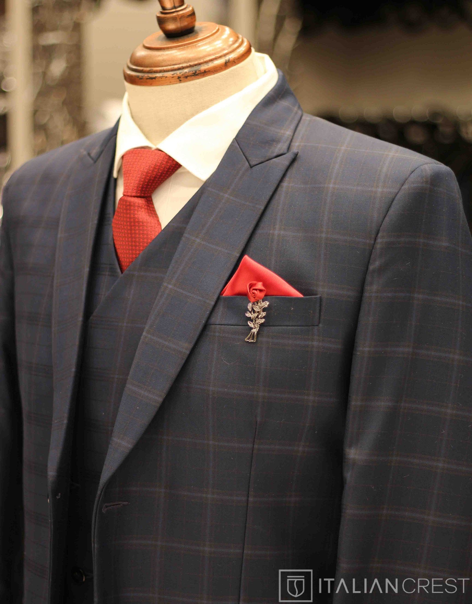 IC17534-3pc Peak Lapel Suits