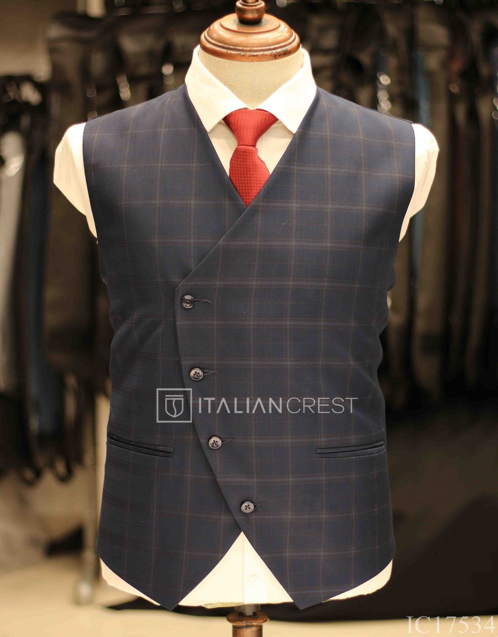 IC17534-3pc Peak Lapel Suits