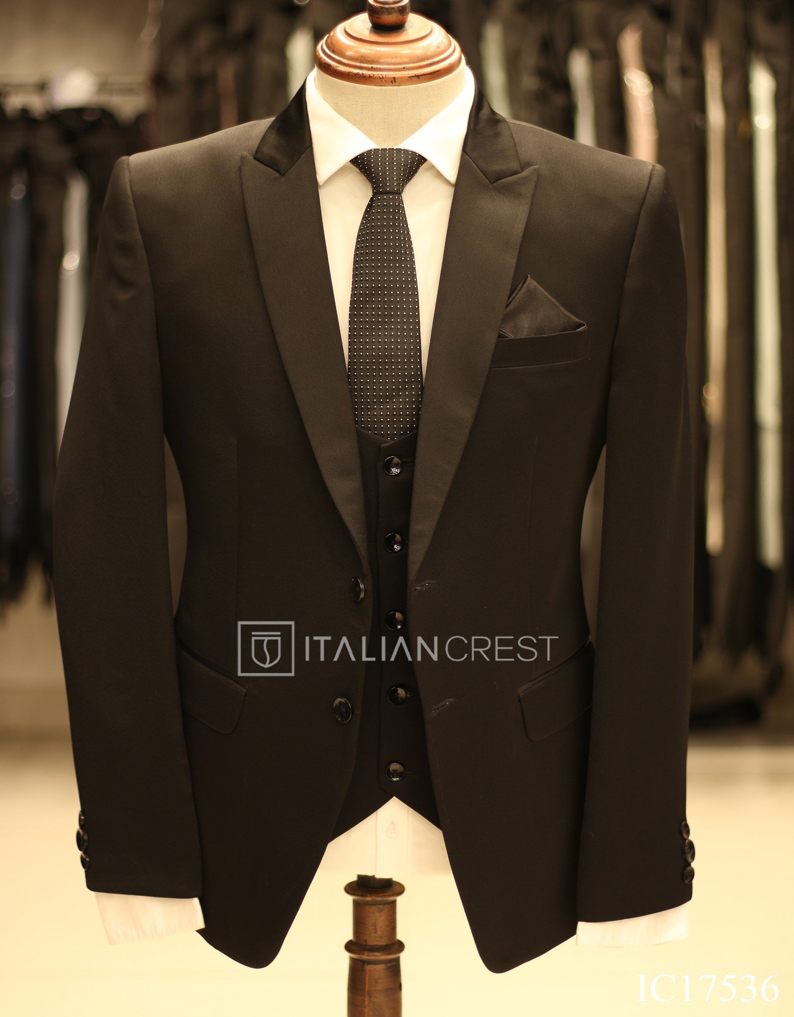 IC17536-3pc Peak Lapel Suits