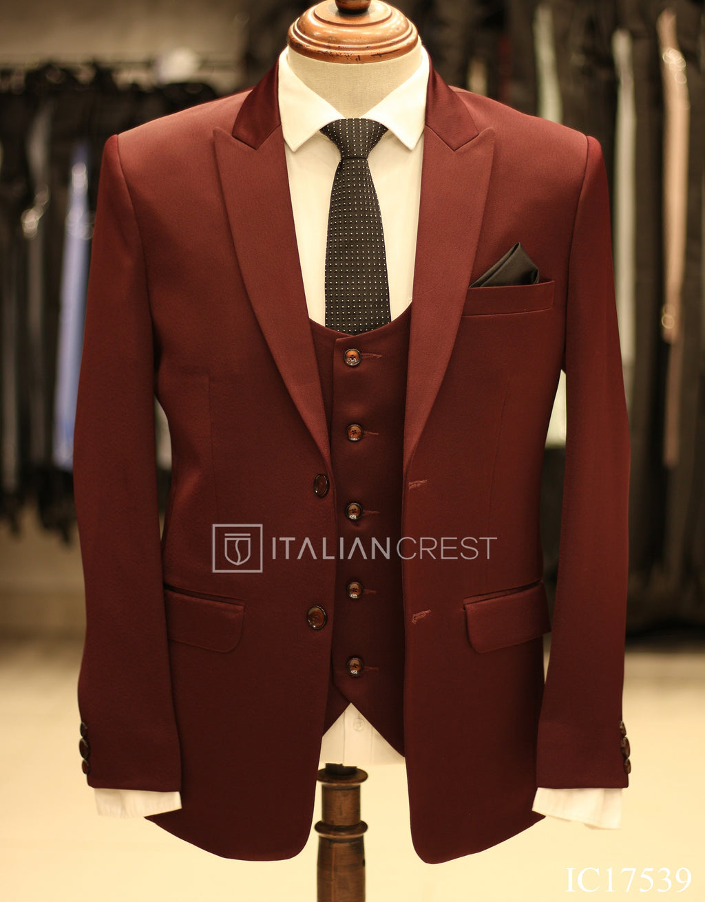 IC17539-3pc Peak Lapel Suits