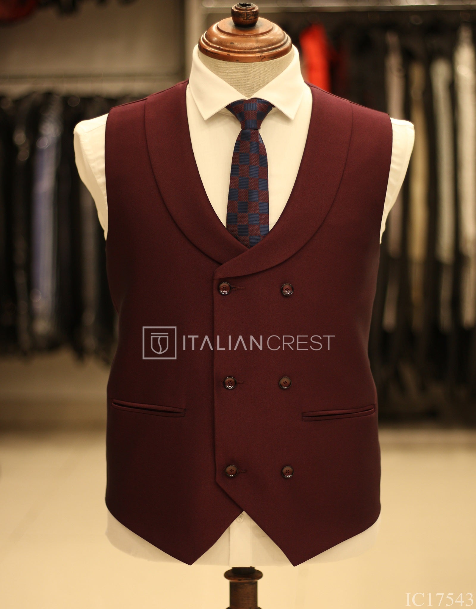 IC17543-3pc Peak Lapel Suits