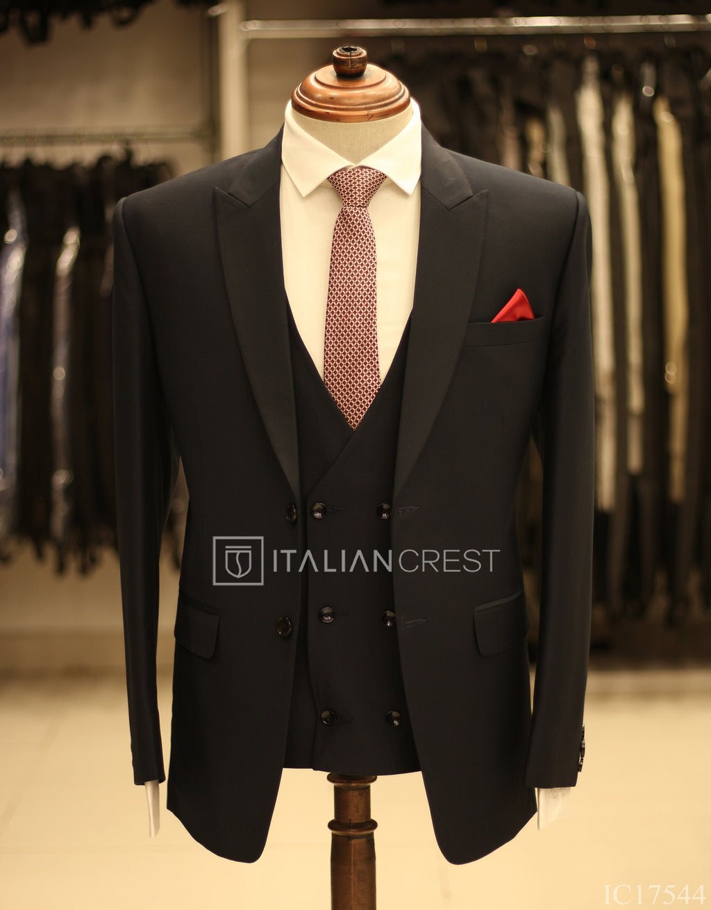 IC17544-3pc Peak Lapel Suits