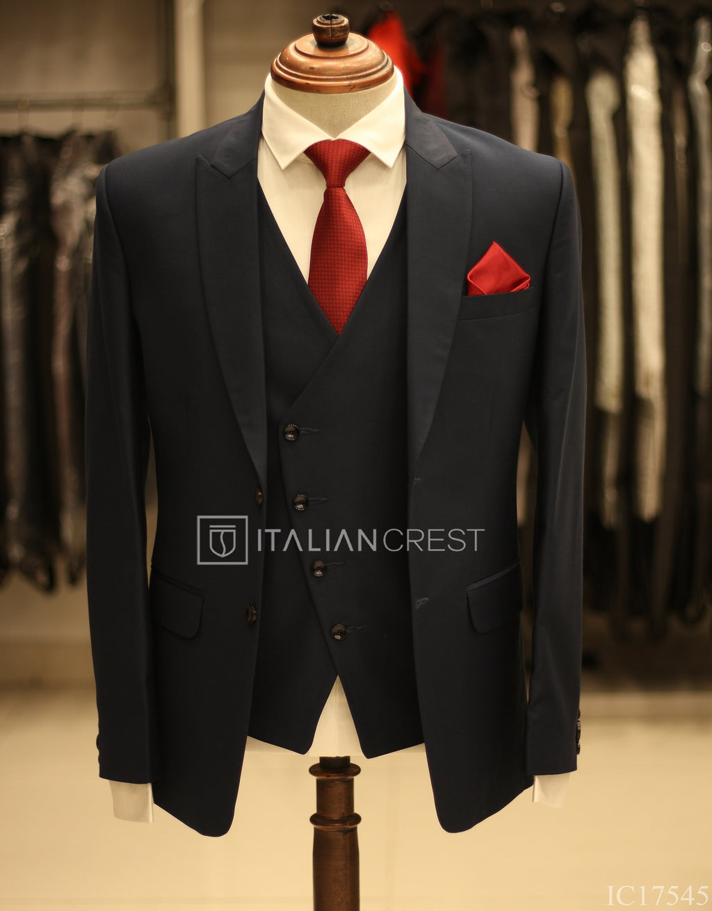 IC17545-3pc Peak Lapel Suits