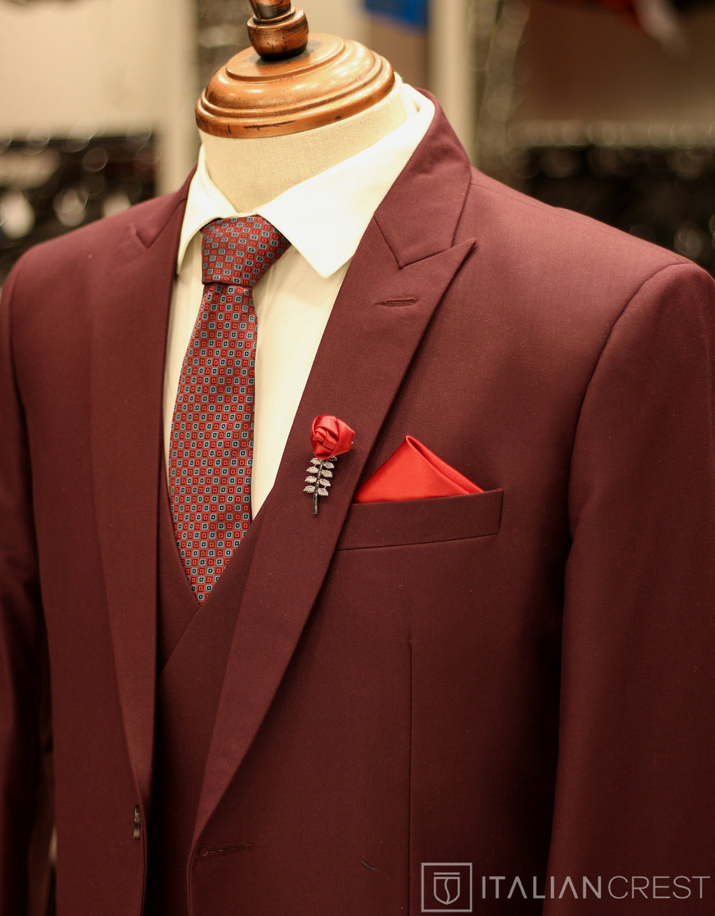 IC17617-3pc Peak Lapel Suits