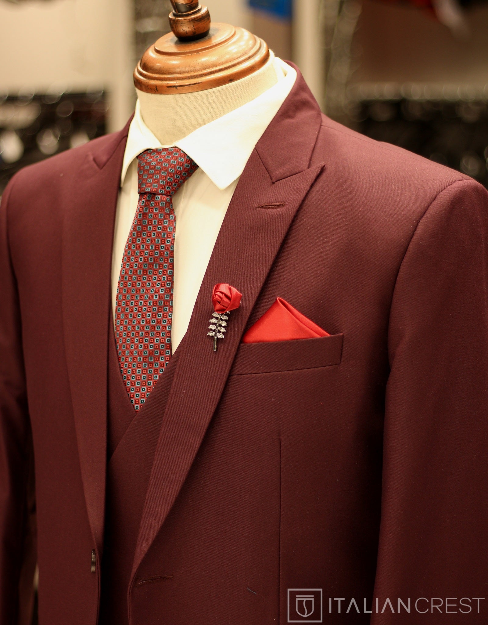 IC17617-3pc Peak Lapel Suits