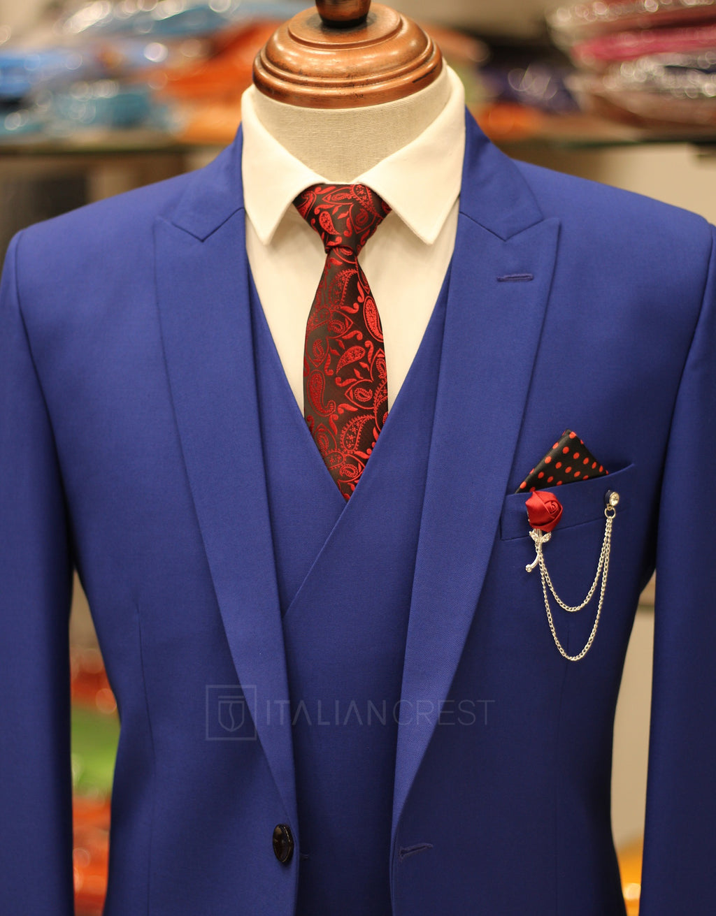 IC17619-3pc Peak Lapel Suits