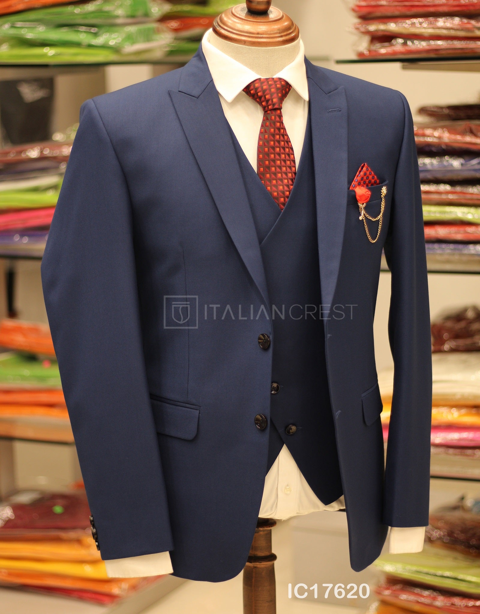 IC17620-3pc Peak Lapel Suits