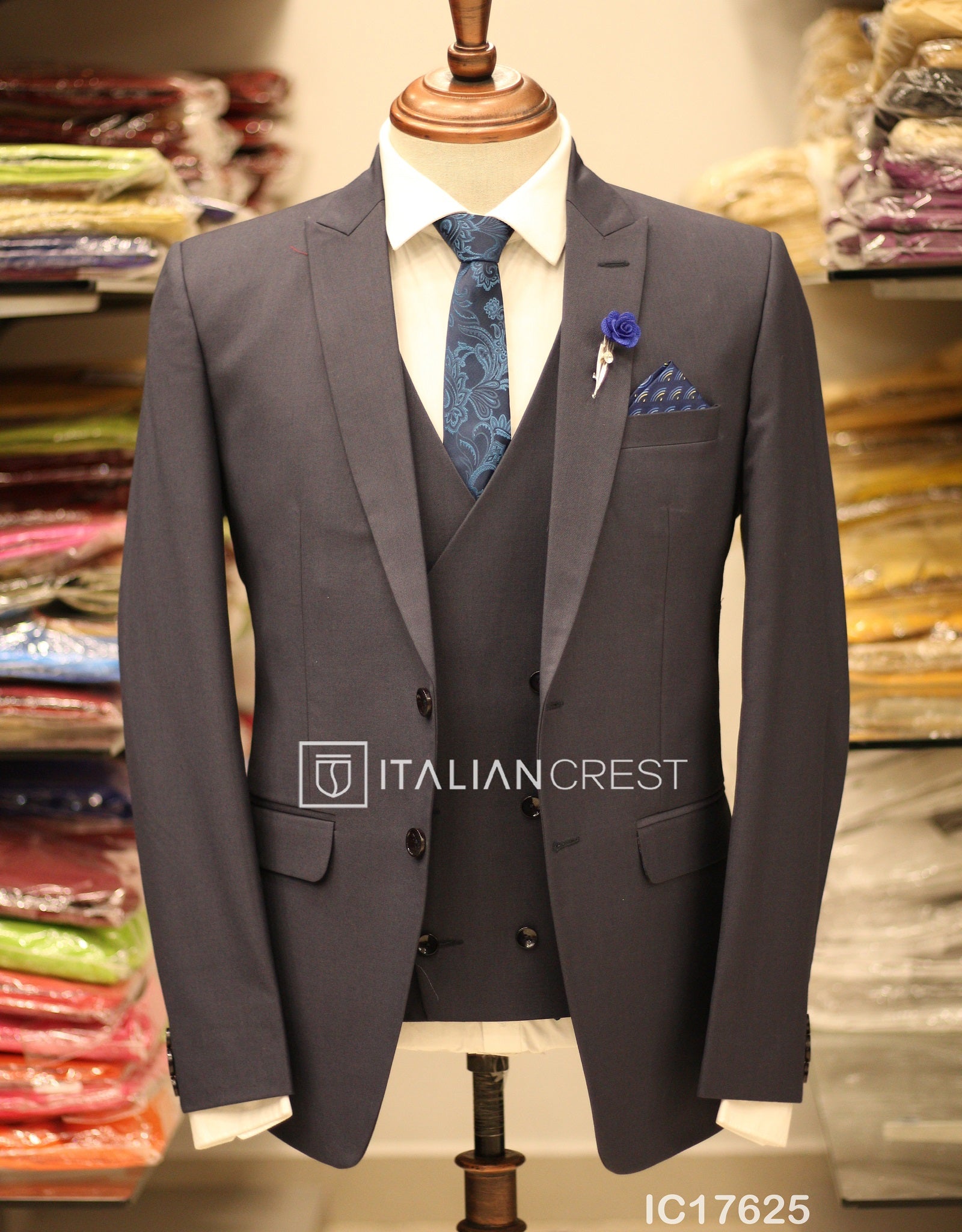 IC17625-3pc Peak Lapel Suits