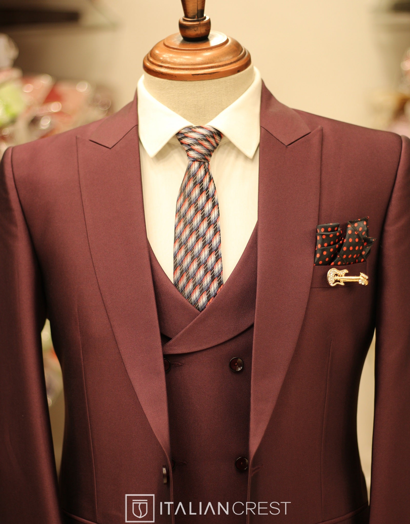 IC17630-3pc Peak Lapel Suits
