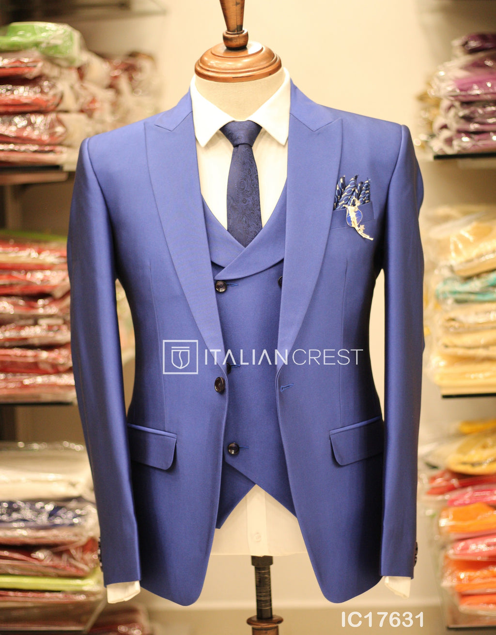 IC17631-3pc Peak Lapel Suits