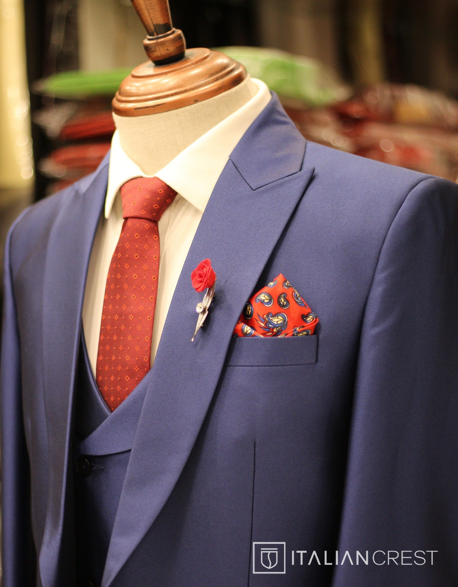 IC17632-3pc Peak Lapel Suits