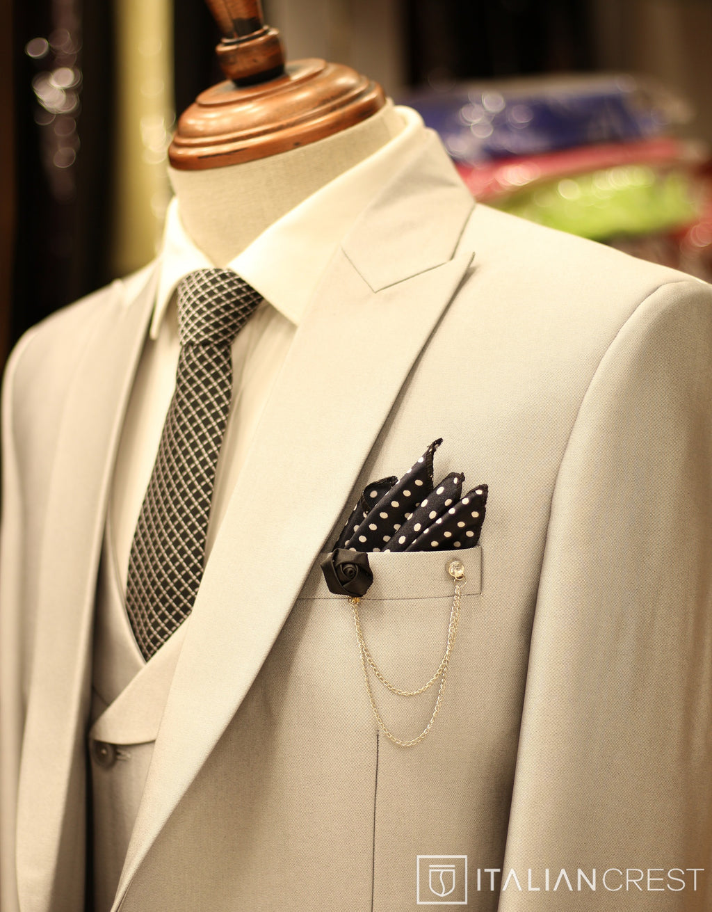 IC17633-3pc Peak Lapel Suits