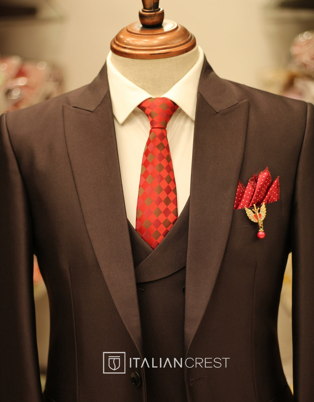 IC17635-3pc Peak Lapel Suits