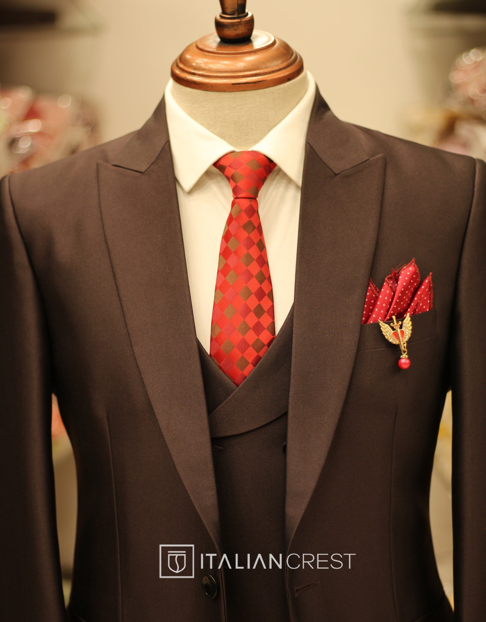 IC17635-3pc Peak Lapel Suits