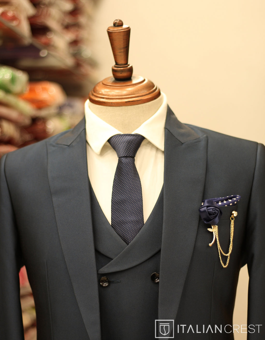 IC17638-3pc Peak Lapel Suits