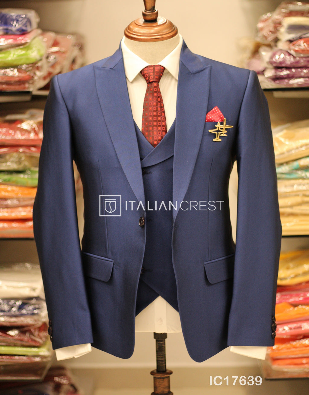 IC17639-3pc Peak Lapel Suits