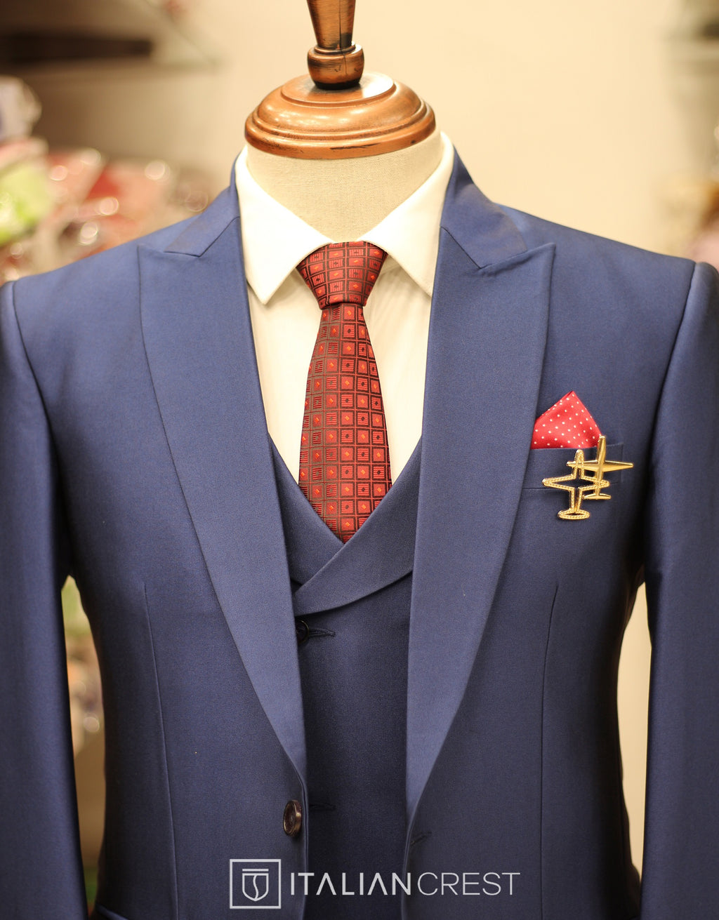 IC17639-3pc Peak Lapel Suits