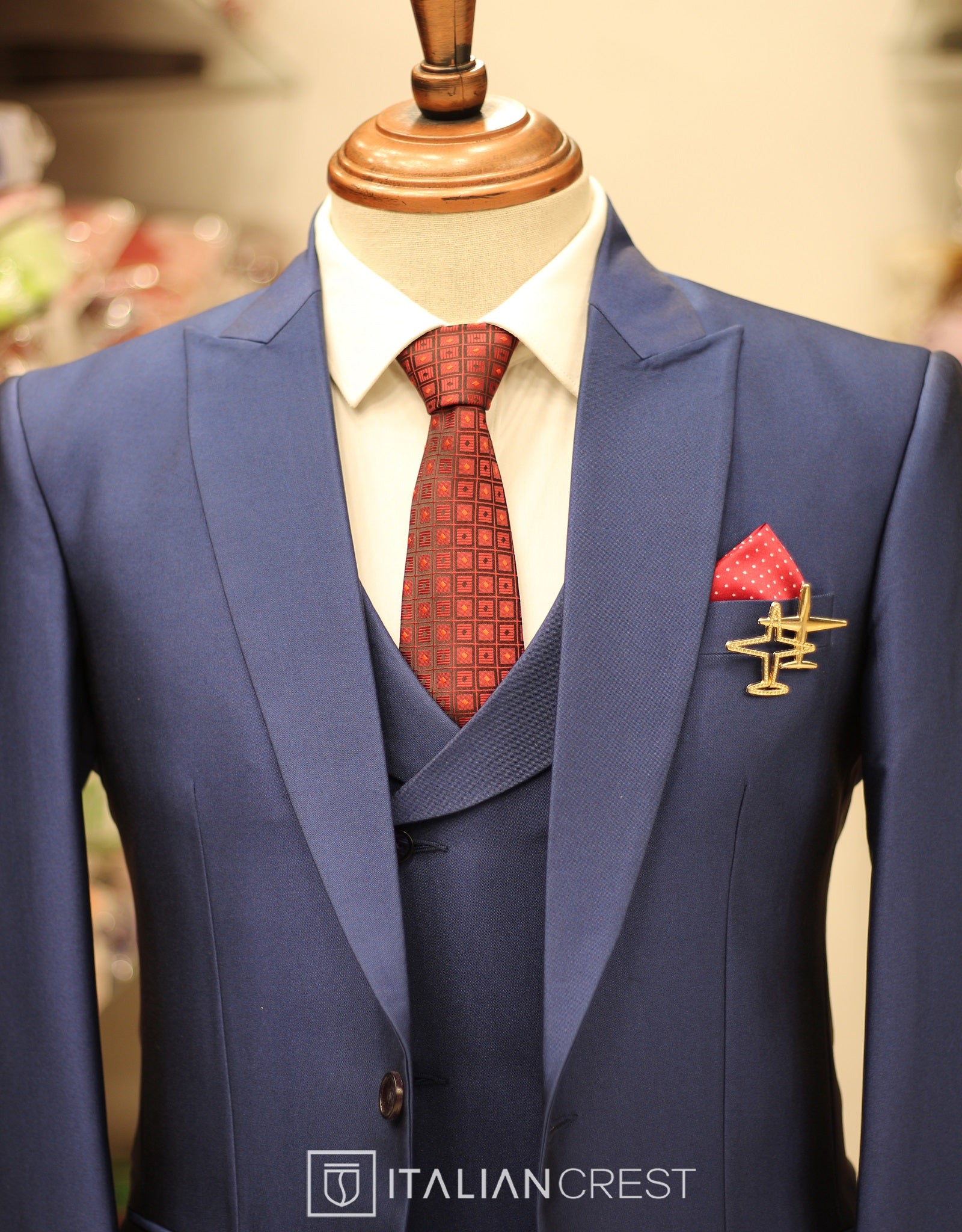 IC17639-3pc Peak Lapel Suits