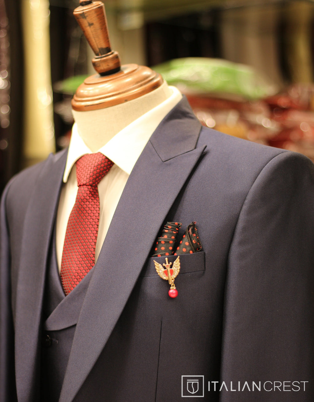 IC17641-3pc Peak Lapel Suits