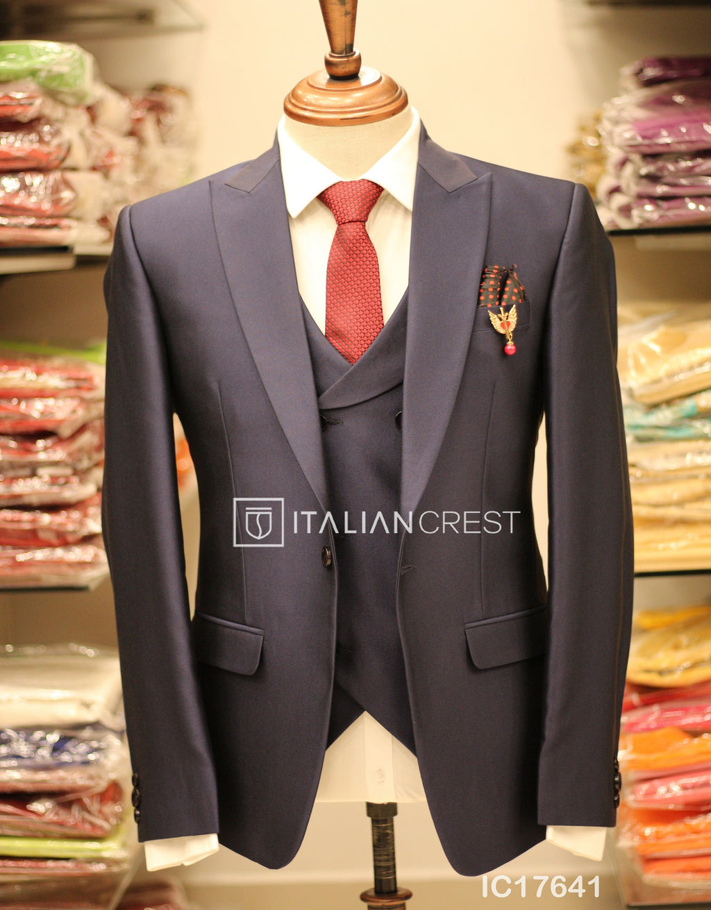 IC17641-3pc Peak Lapel Suits