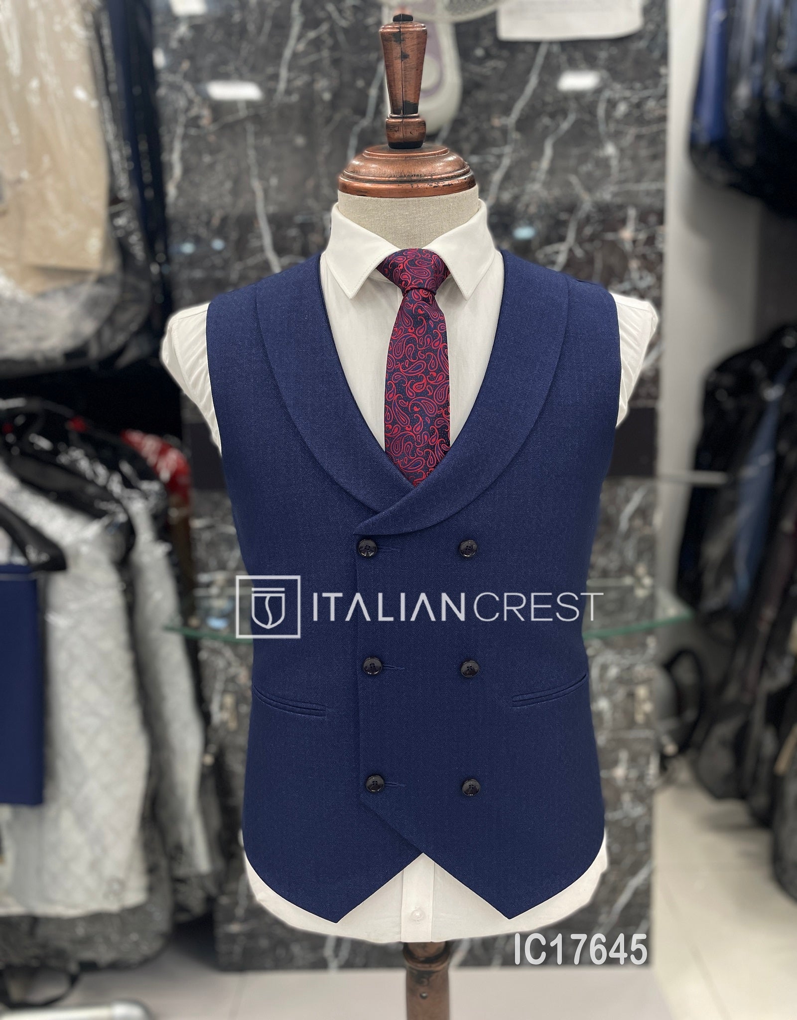 IC17645-3pc Peak Lapel Suits