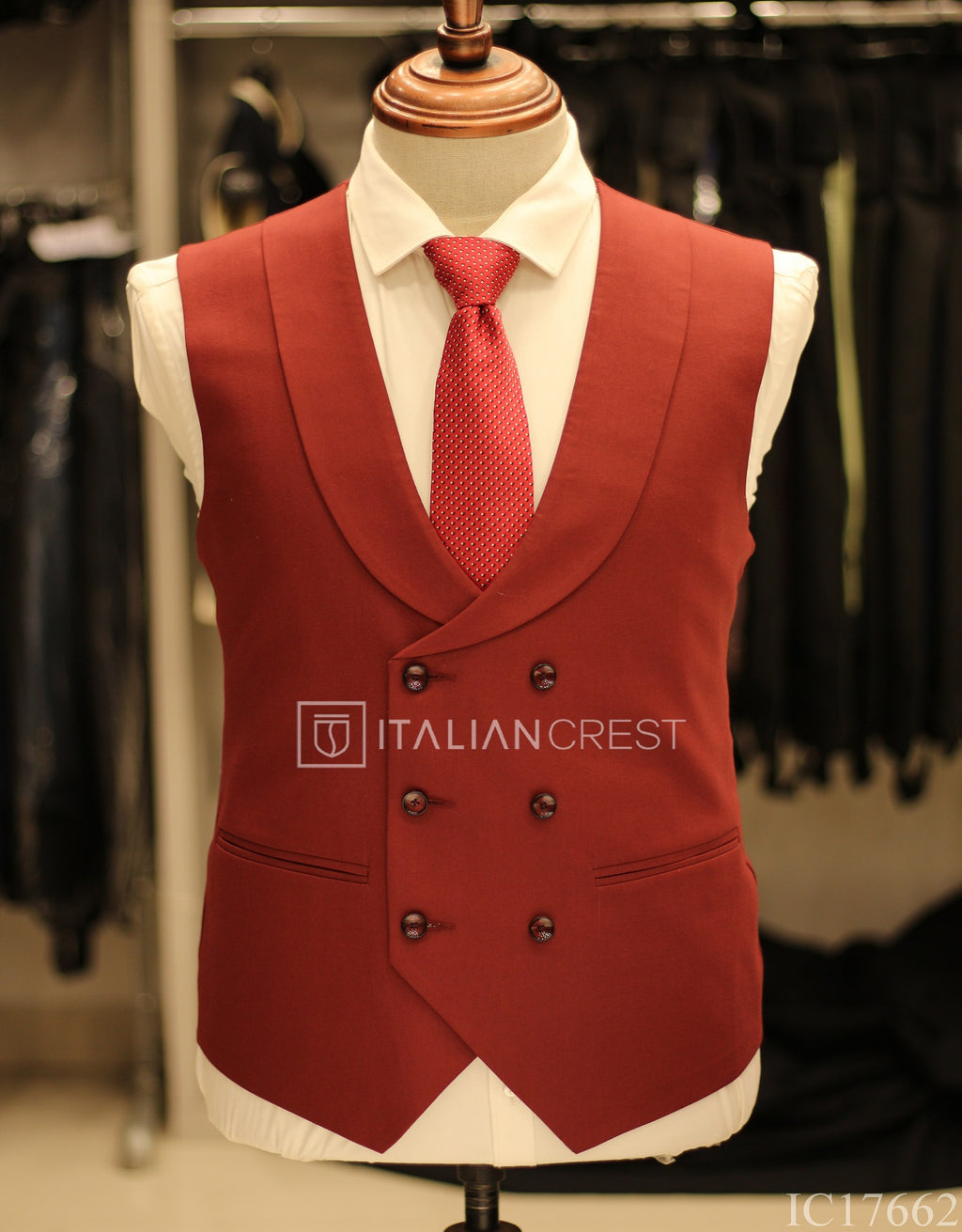 IC17662-3pc Peak Lapel Suits