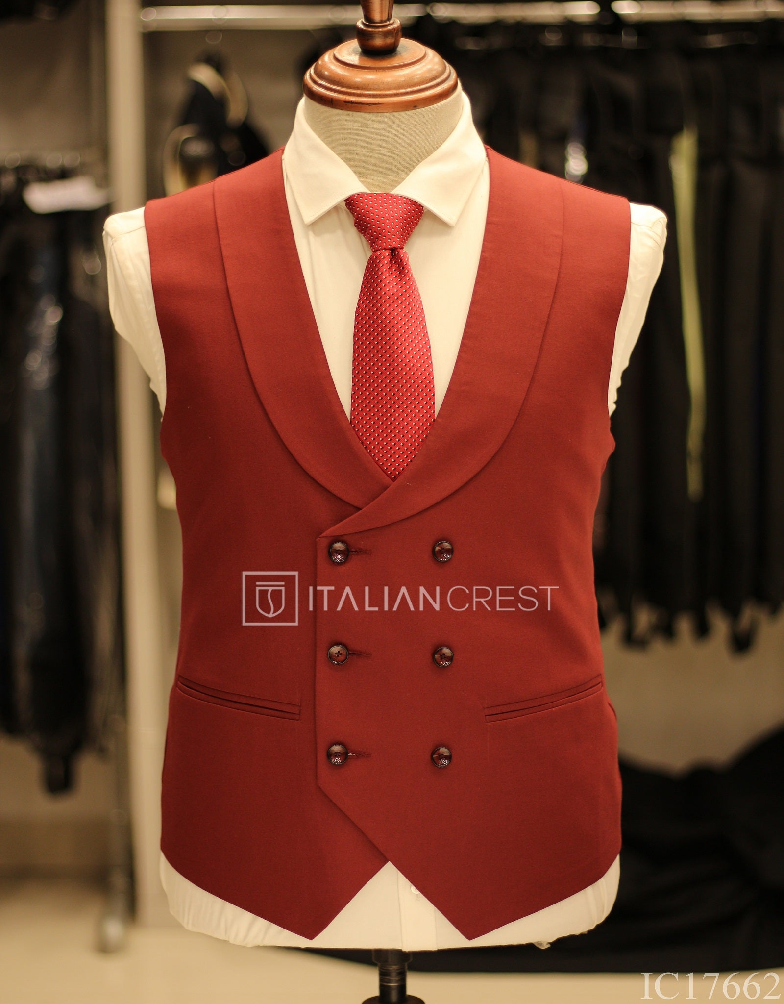 IC17662-3pc Peak Lapel Suits