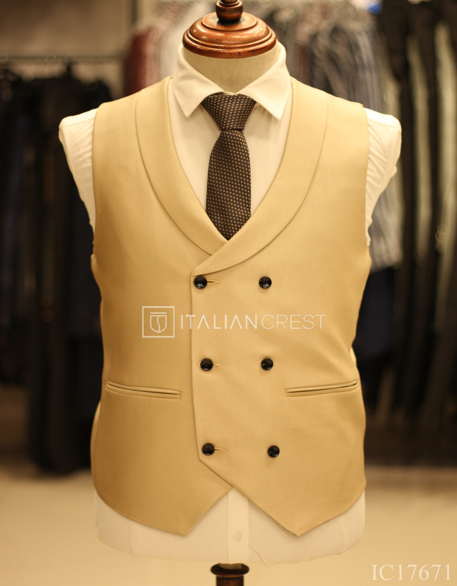 IC17671-3pc Peak Lapel Suits