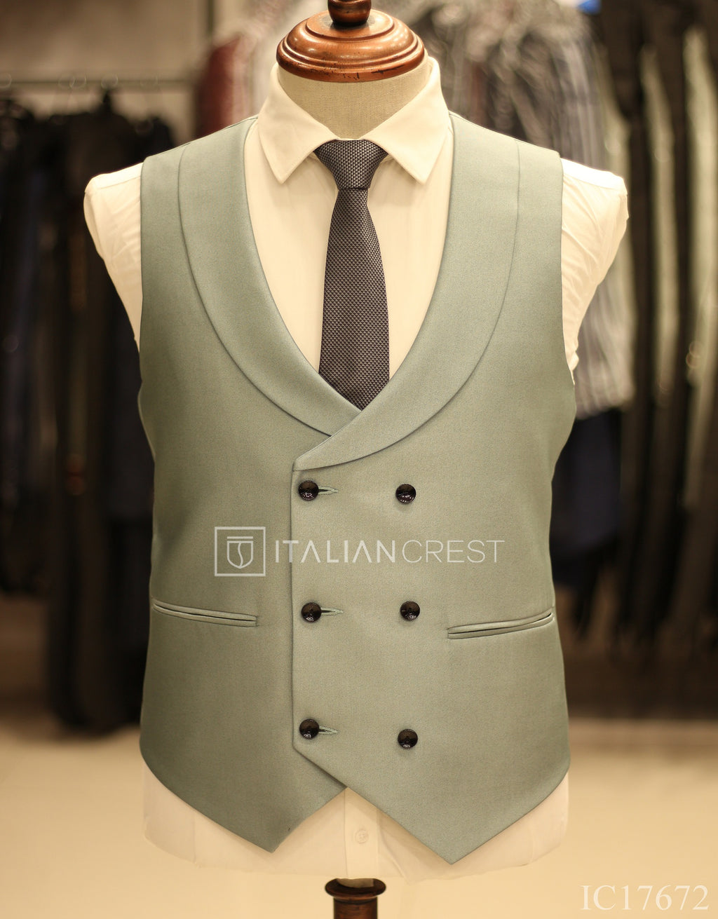 IC17672-3pc Peak Lapel Suits