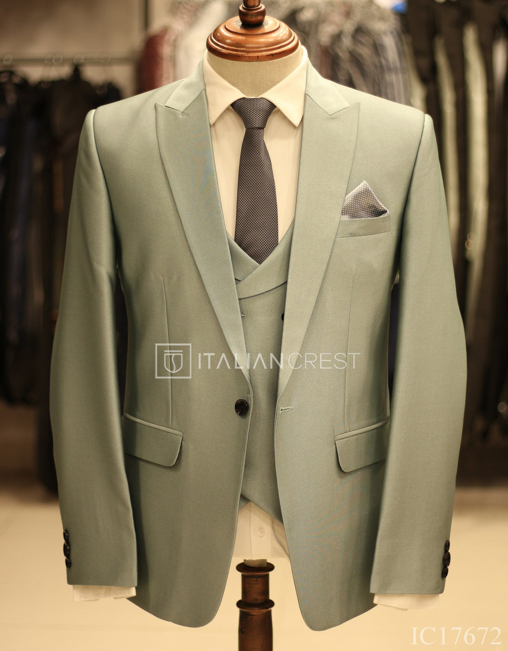 IC17672-3pc Peak Lapel Suits