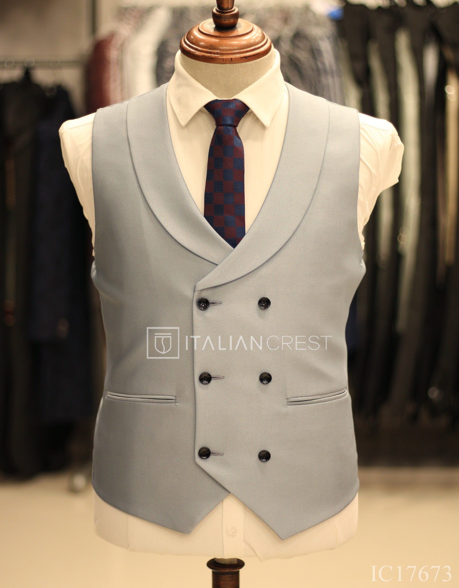 IC17673-3pc Peak Lapel Suits