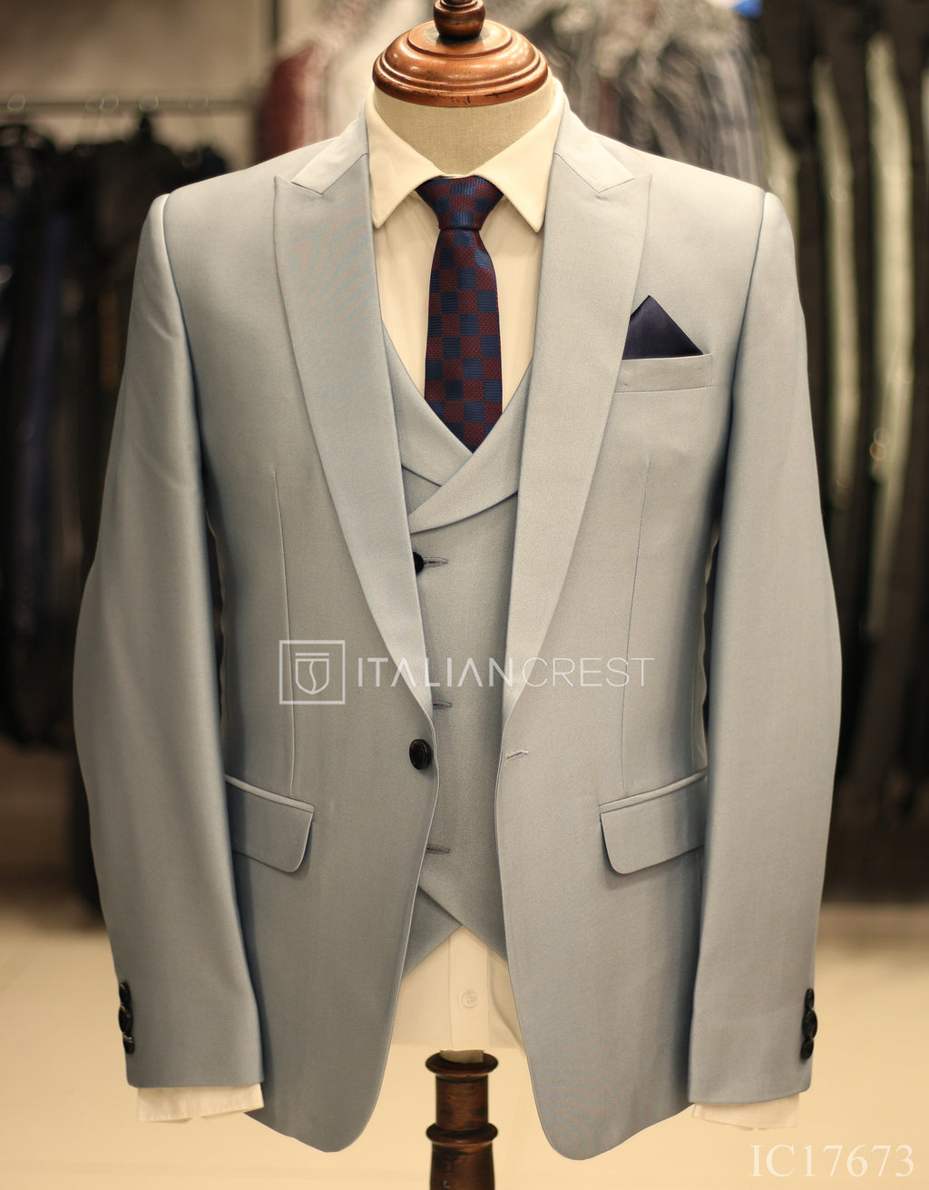 IC17673-3pc Peak Lapel Suits