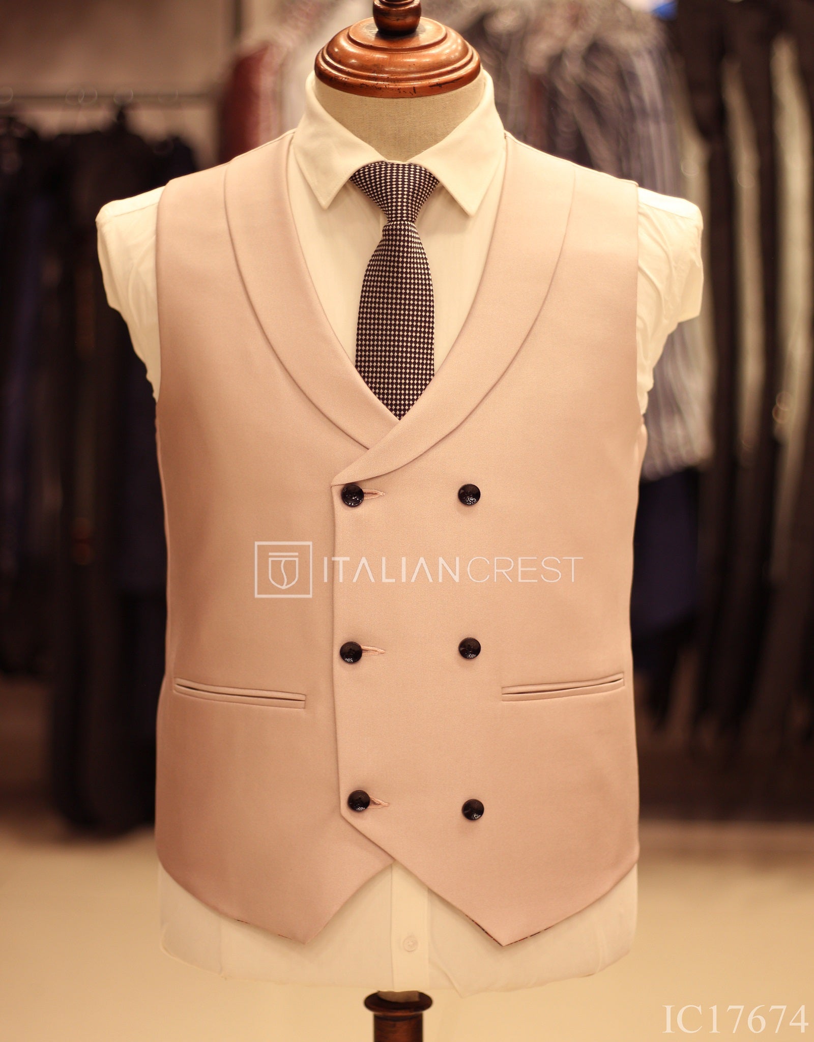 IC17674-3pc Peak Lapel Suits