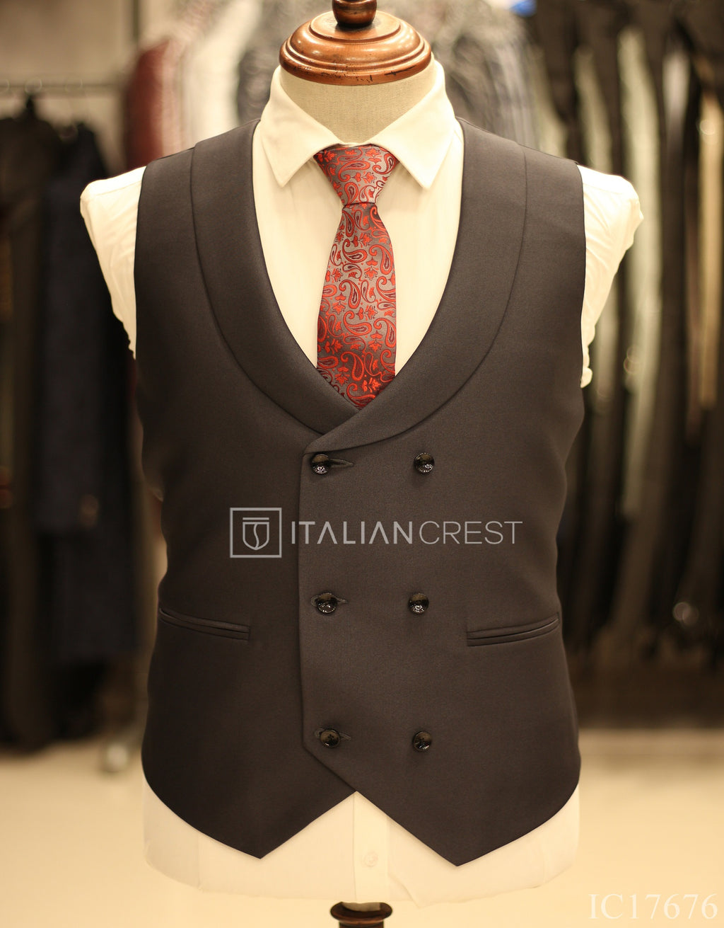 IC17676-3pc Peak Lapel Suits