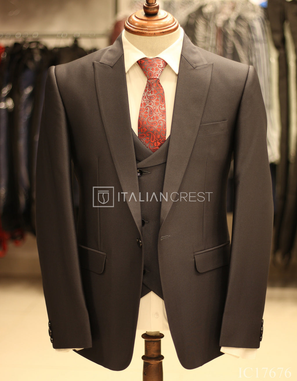 IC17676-3pc Peak Lapel Suits