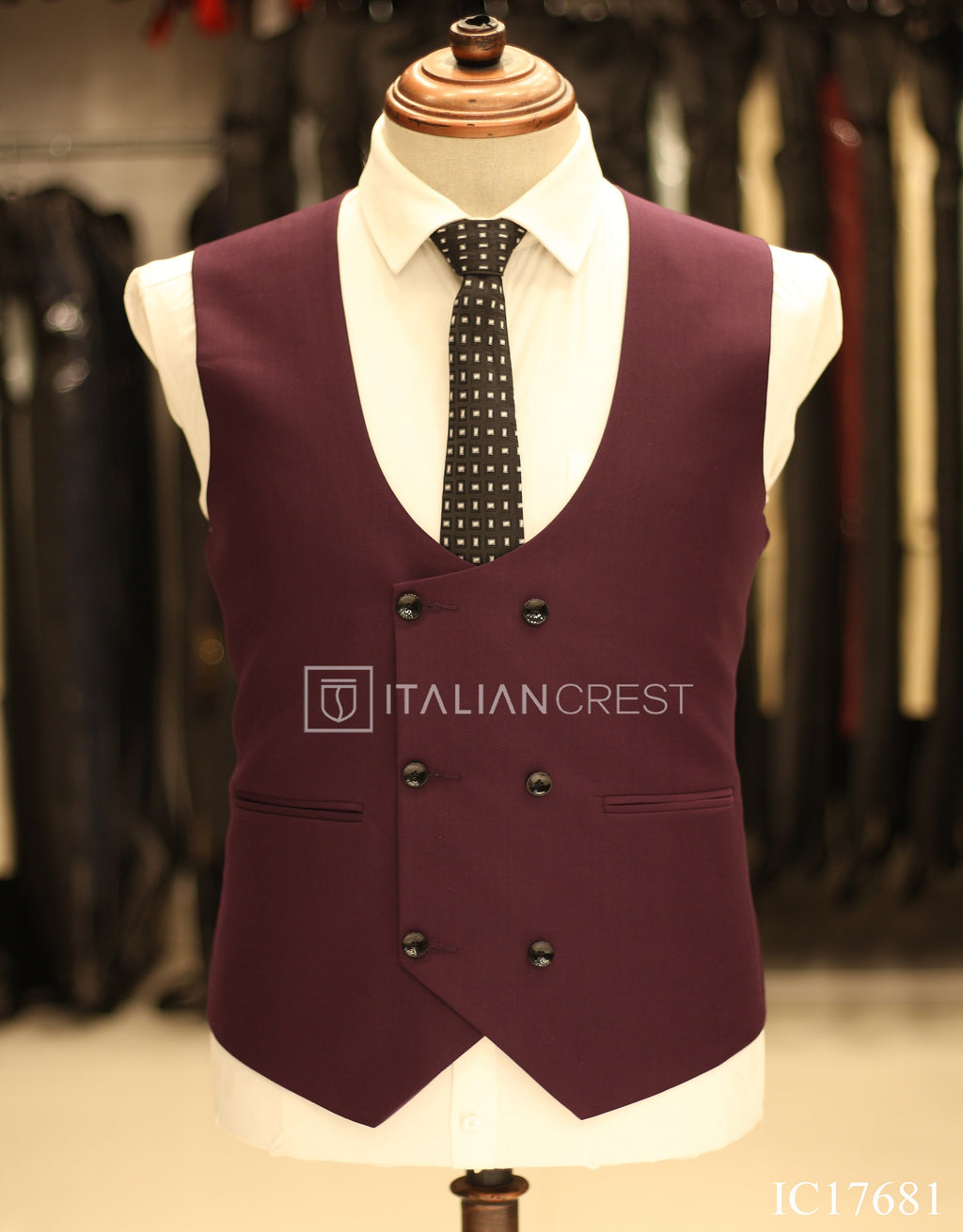 IC17681-3pc Peak Lapel Suits