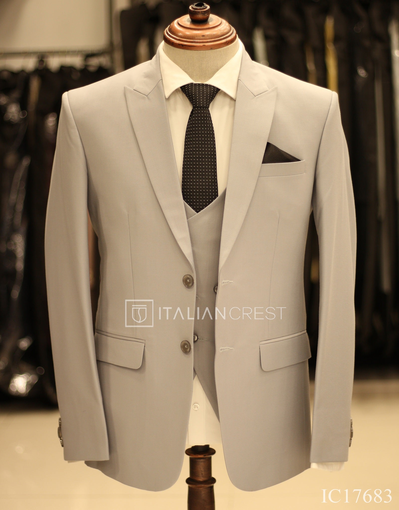 IC17683-3pc Peak Lapel Suits