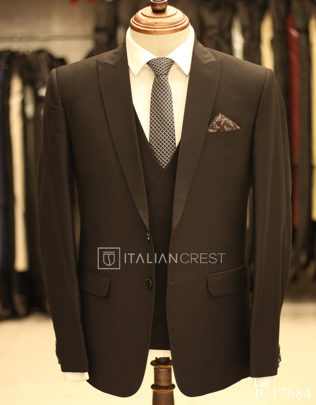 IC17684-3pc Peak Lapel Suits