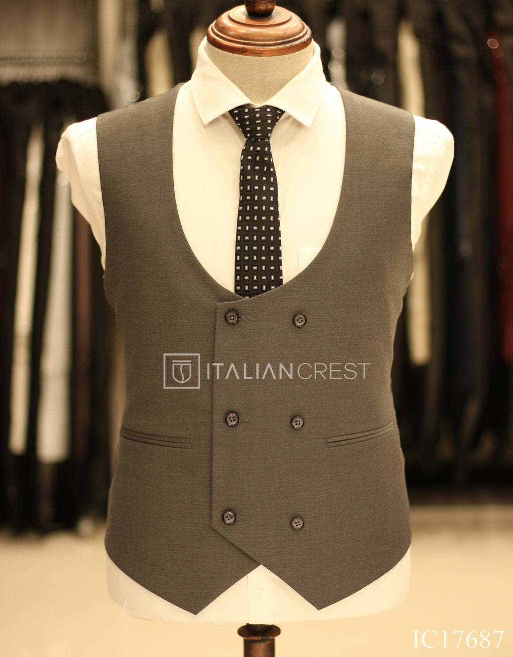 IC17687-3pc Peak Lapel Suits