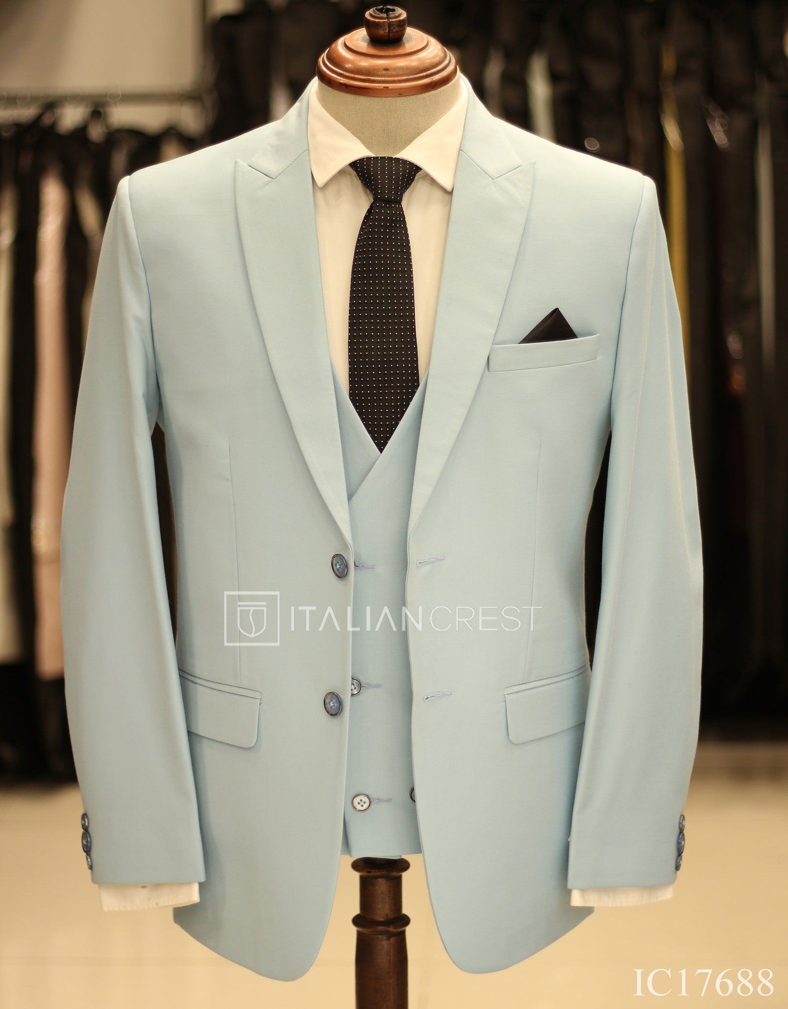 IC17688-3pc Peak Lapel Suits