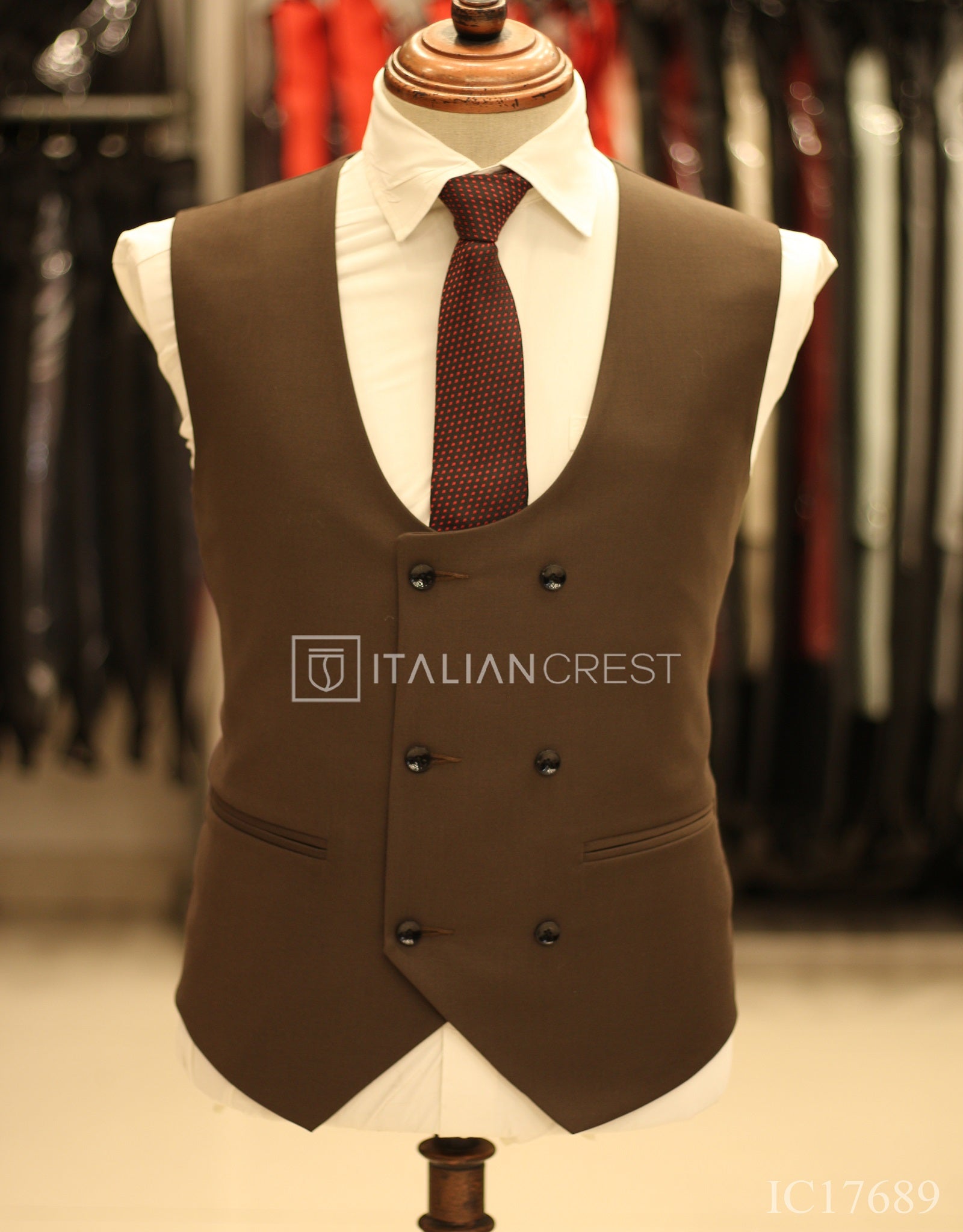 IC17689-3pc Peak Lapel Suits