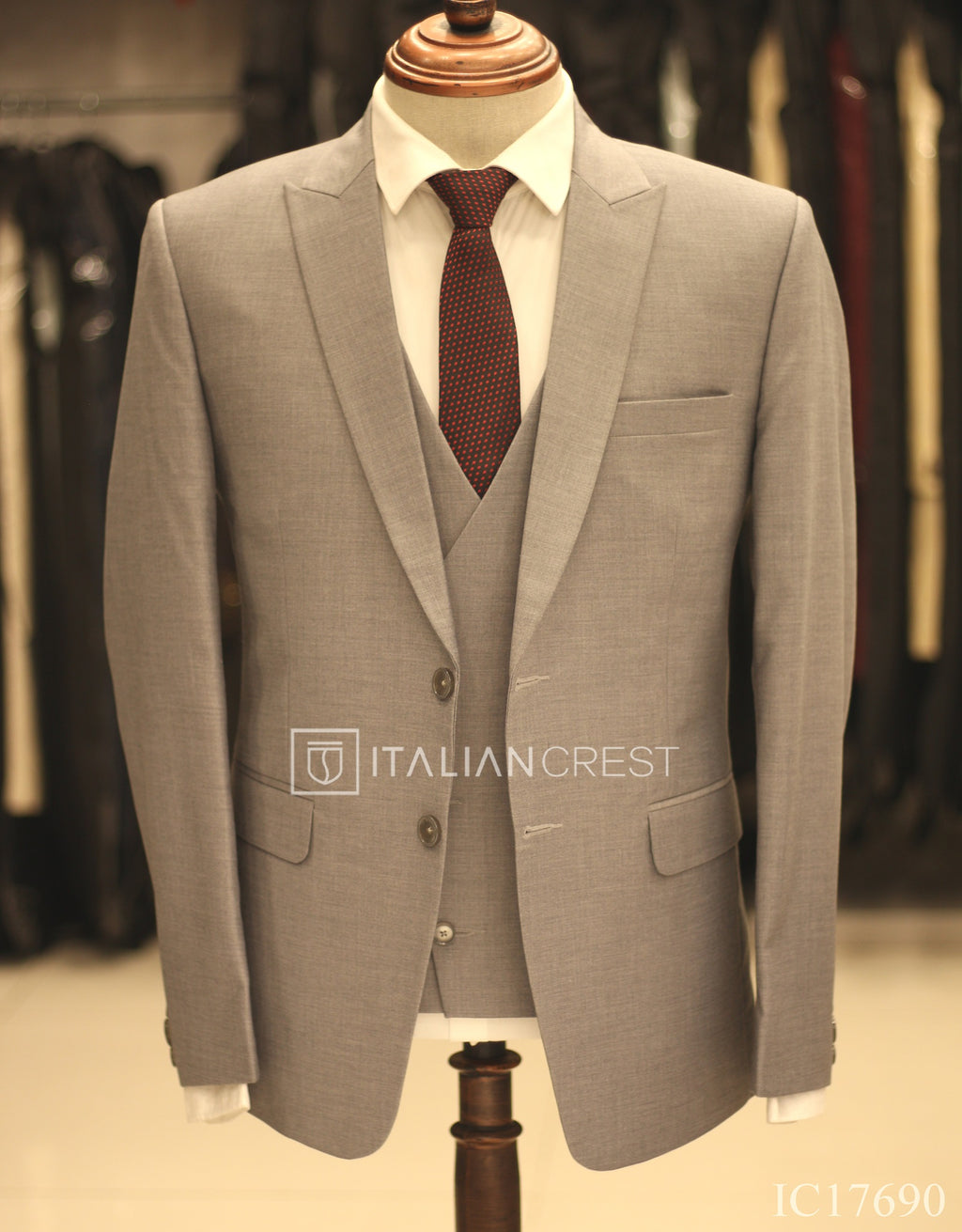 IC17690-3pc Peak Lapel Suits