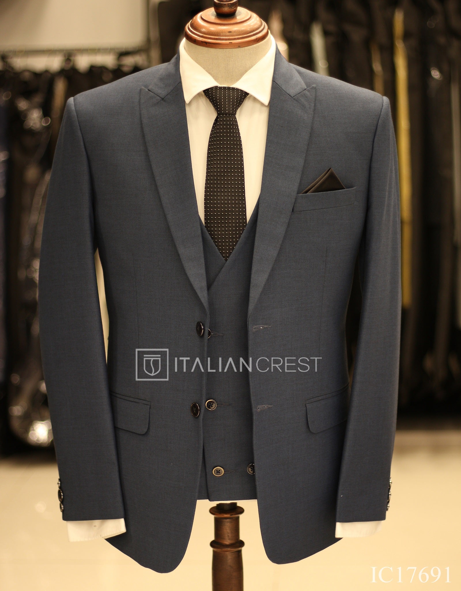 IC17691-3pc Peak Lapel Suits